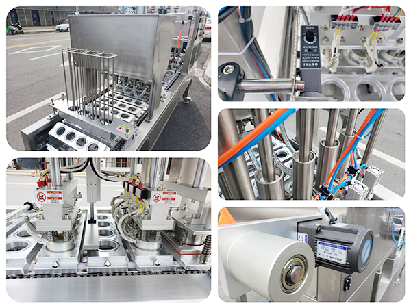automatic cup filling and sealing machine details