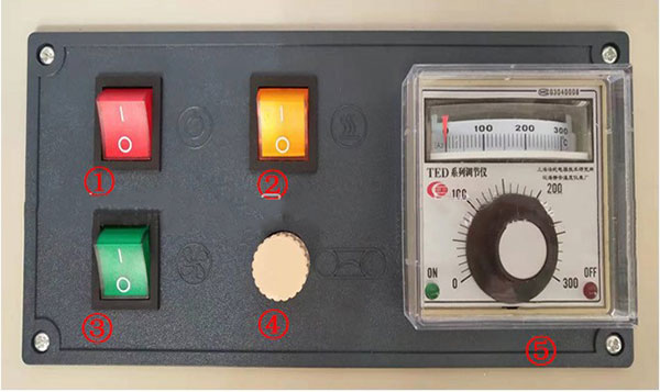 sealing machine control panel
